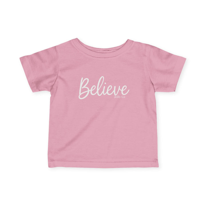 Believe Baby Short Sleeve Tee - Jolly Co Creations