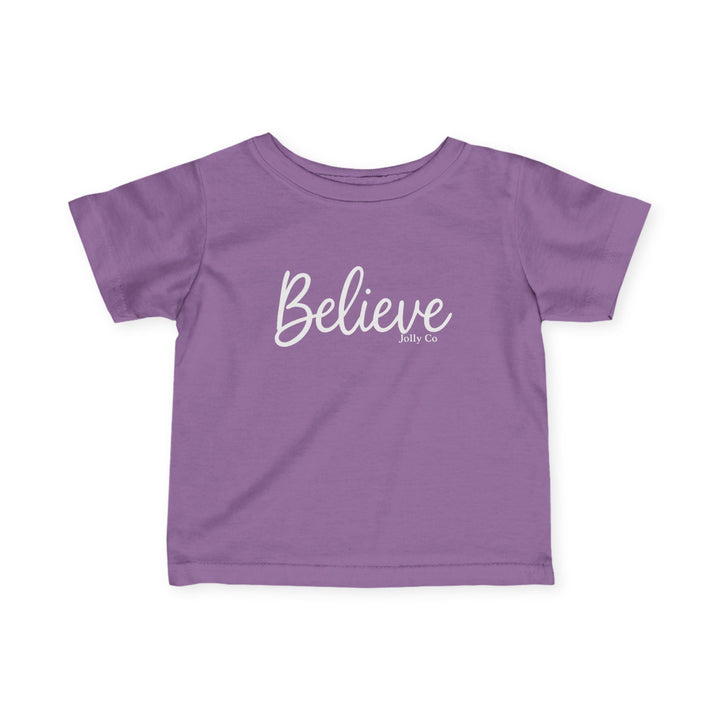 Believe Baby Short Sleeve Tee - Jolly Co Creations