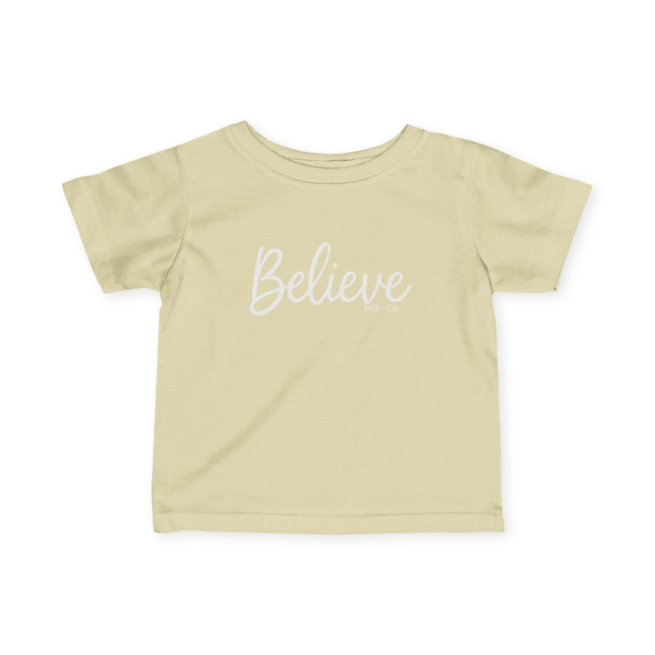 Believe Baby Short Sleeve Tee - Jolly Co Creations