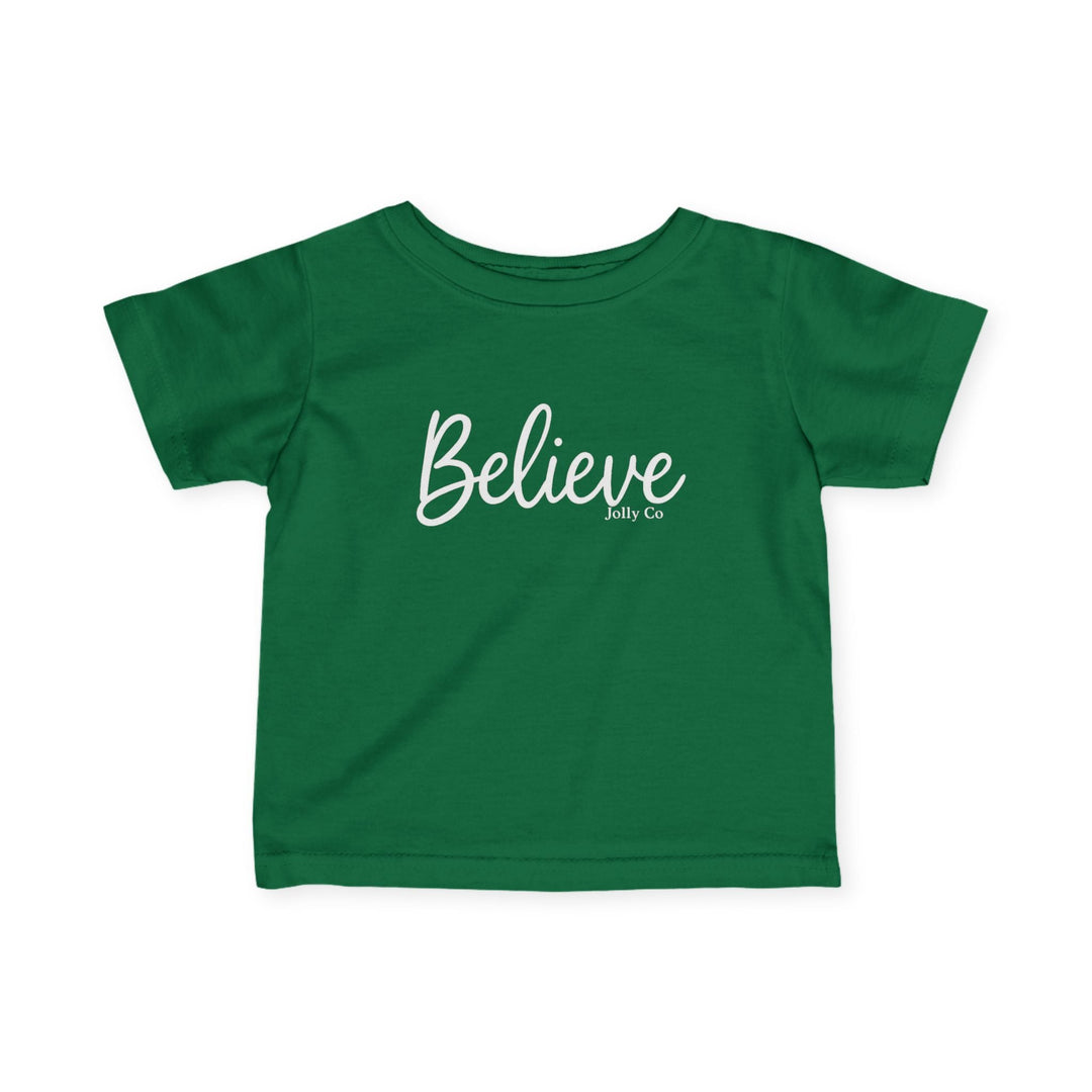 Believe Baby Short Sleeve Tee - Jolly Co Creations