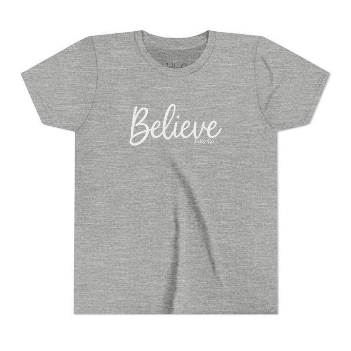 Believe Kids Short Sleeve Tee - Jolly Co Creations