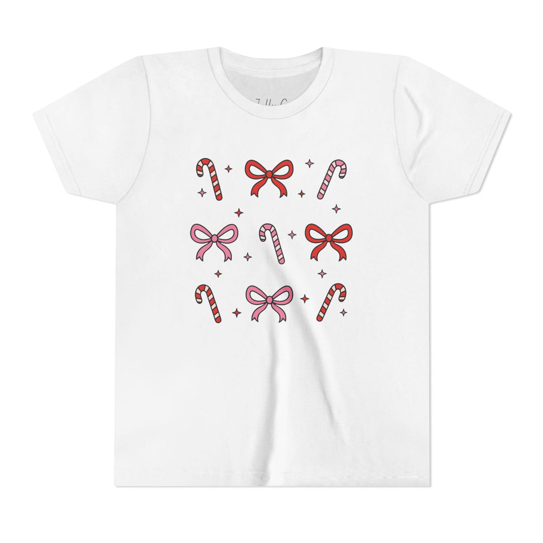 Candy Cane Cutie Kids Short Sleeve Tee - Jolly Co Creations