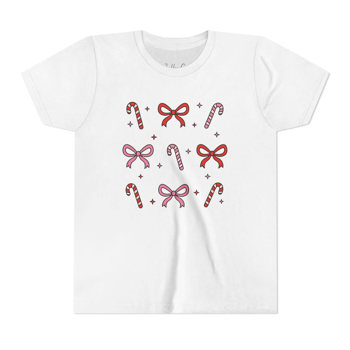 Candy Cane Cutie Kids Short Sleeve Tee - Jolly Co Creations