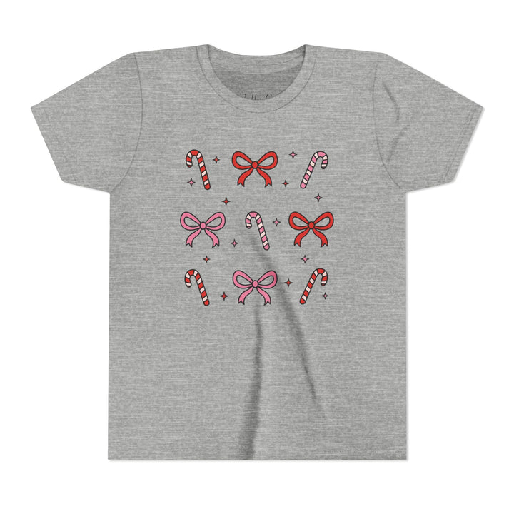 Candy Cane Cutie Kids Short Sleeve Tee - Jolly Co Creations
