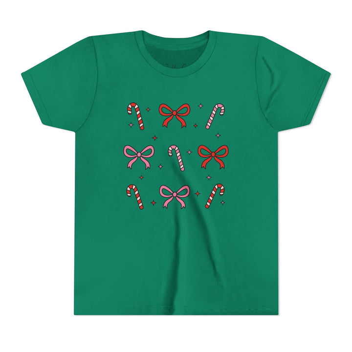 Candy Cane Cutie Kids Short Sleeve Tee - Jolly Co Creations