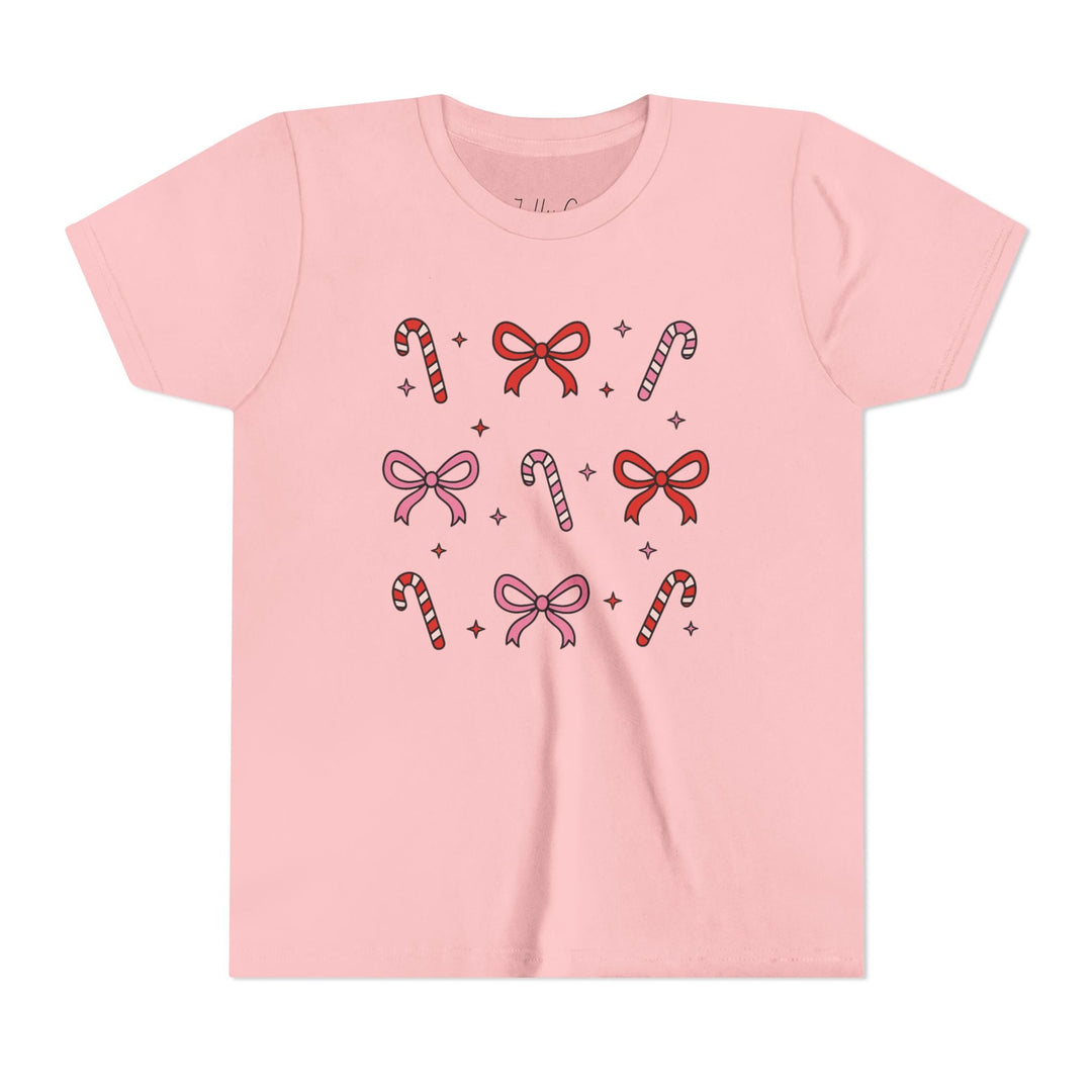 Candy Cane Cutie Kids Short Sleeve Tee - Jolly Co Creations