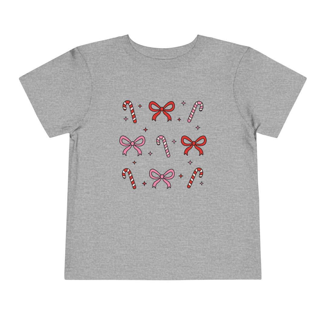 Candy Cane Cutie Toddler Short Sleeve Tee - Jolly Co Creations