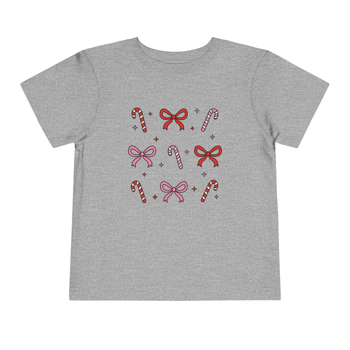 Candy Cane Cutie Toddler Short Sleeve Tee - Jolly Co Creations