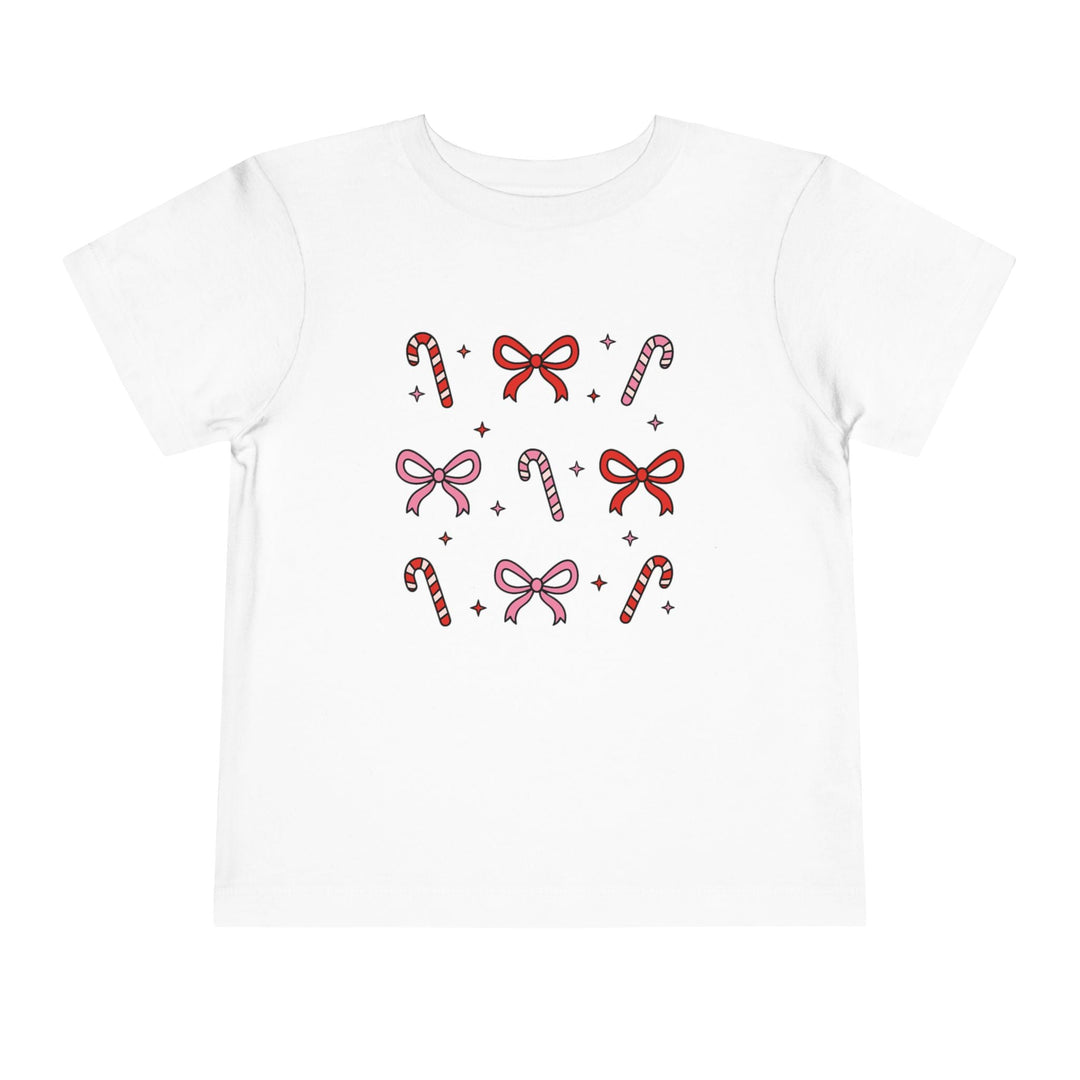 Candy Cane Cutie Toddler Short Sleeve Tee - Jolly Co Creations