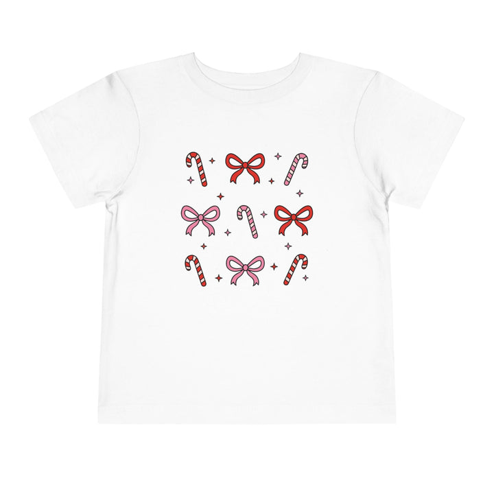 Candy Cane Cutie Toddler Short Sleeve Tee - Jolly Co Creations