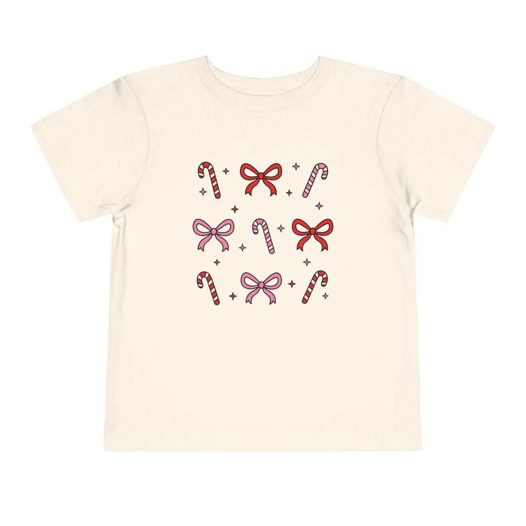 Candy Cane Cutie Toddler Short Sleeve Tee - Jolly Co Creations