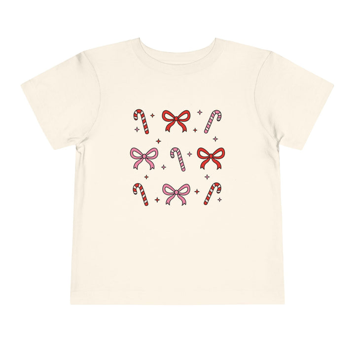 Candy Cane Cutie Toddler Short Sleeve Tee - Jolly Co Creations