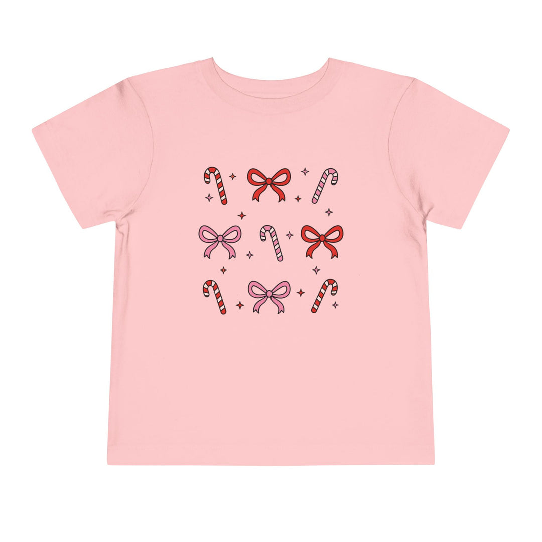 Candy Cane Cutie Toddler Short Sleeve Tee - Jolly Co Creations