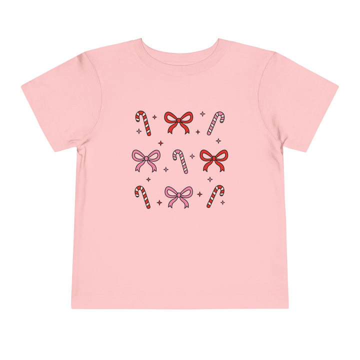 Candy Cane Cutie Toddler Short Sleeve Tee - Jolly Co Creations
