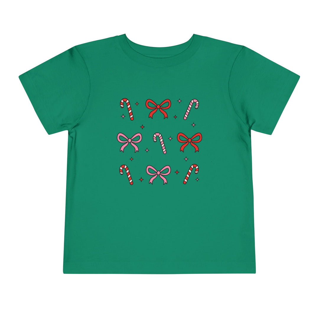 Candy Cane Cutie Toddler Short Sleeve Tee - Jolly Co Creations
