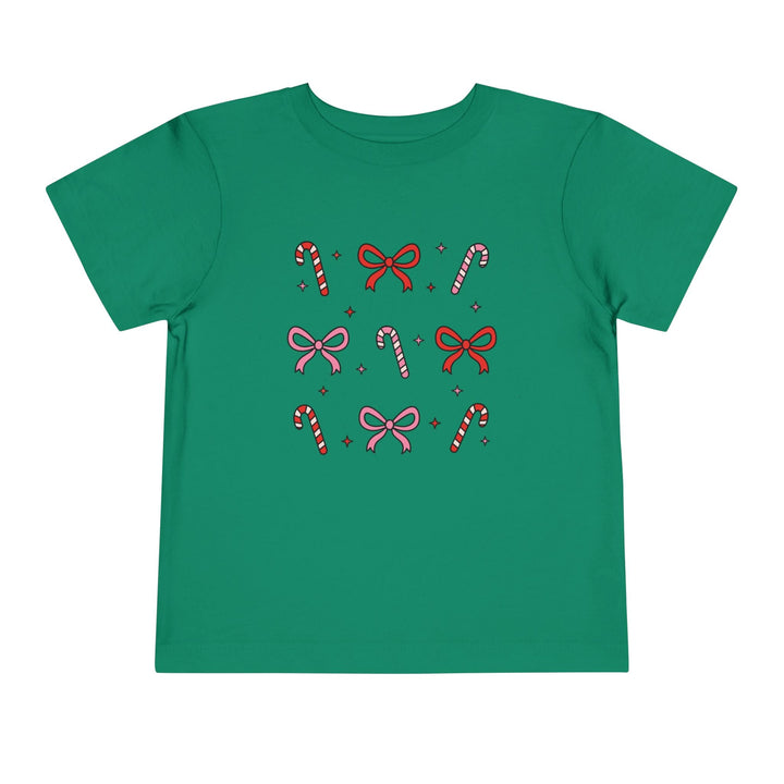 Candy Cane Cutie Toddler Short Sleeve Tee - Jolly Co Creations