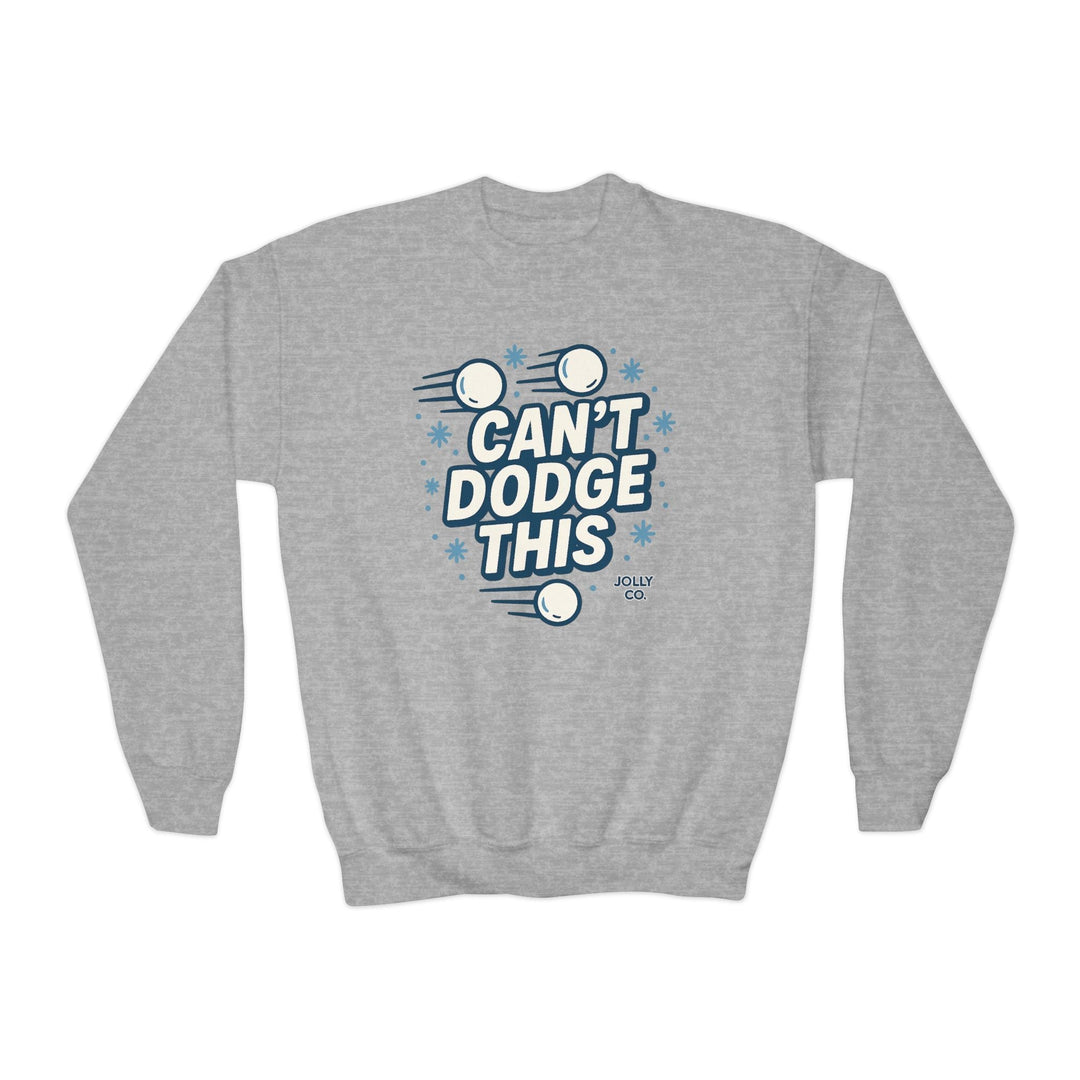 Can't Dodge This Kid's Crewneck Sweatshirt - Jolly Co Creations