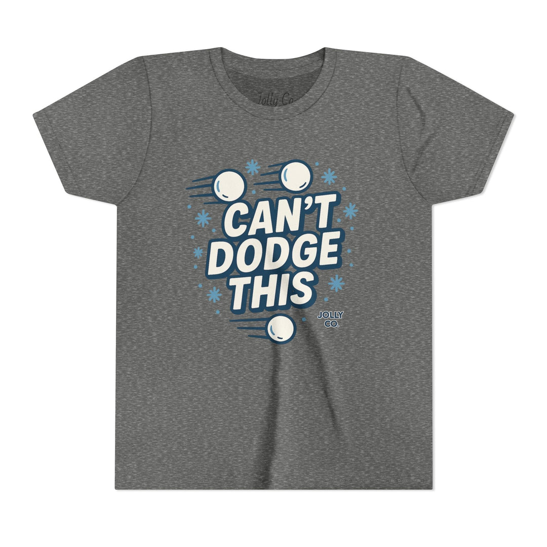 Can’t Dodge This Kid's Short Sleeve Tee - Jolly Co Creations