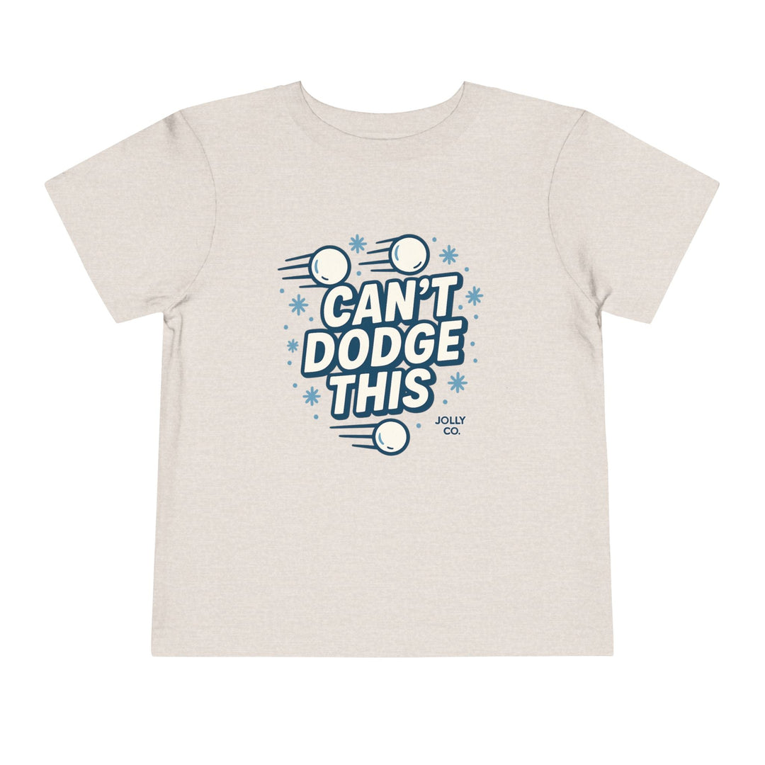Can't Dodge This Toddler Short Sleeve Tee - Jolly Co Creations