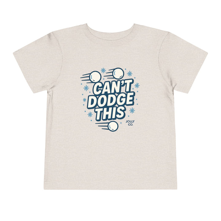 Can't Dodge This Toddler Short Sleeve Tee - Jolly Co Creations