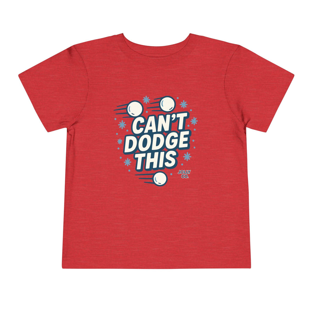 Can't Dodge This Toddler Short Sleeve Tee - Jolly Co Creations