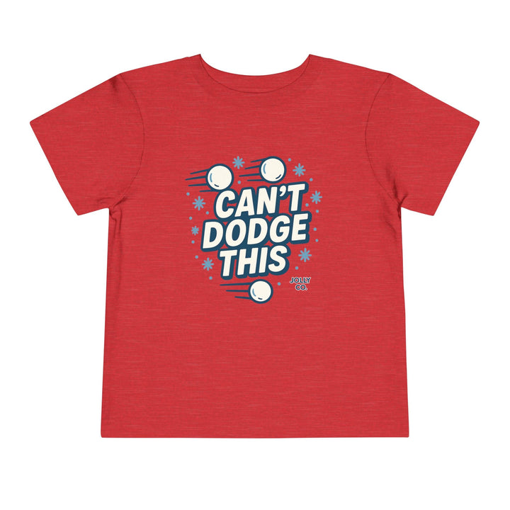 Can't Dodge This Toddler Short Sleeve Tee - Jolly Co Creations