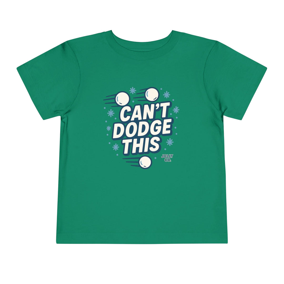 Can't Dodge This Toddler Short Sleeve Tee - Jolly Co Creations