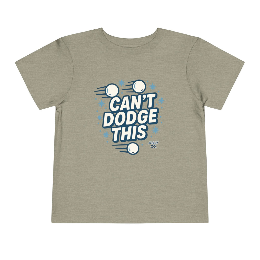 Can't Dodge This Toddler Short Sleeve Tee - Jolly Co Creations