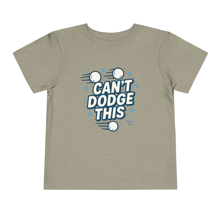 Can't Dodge This Toddler Short Sleeve Tee - Jolly Co Creations