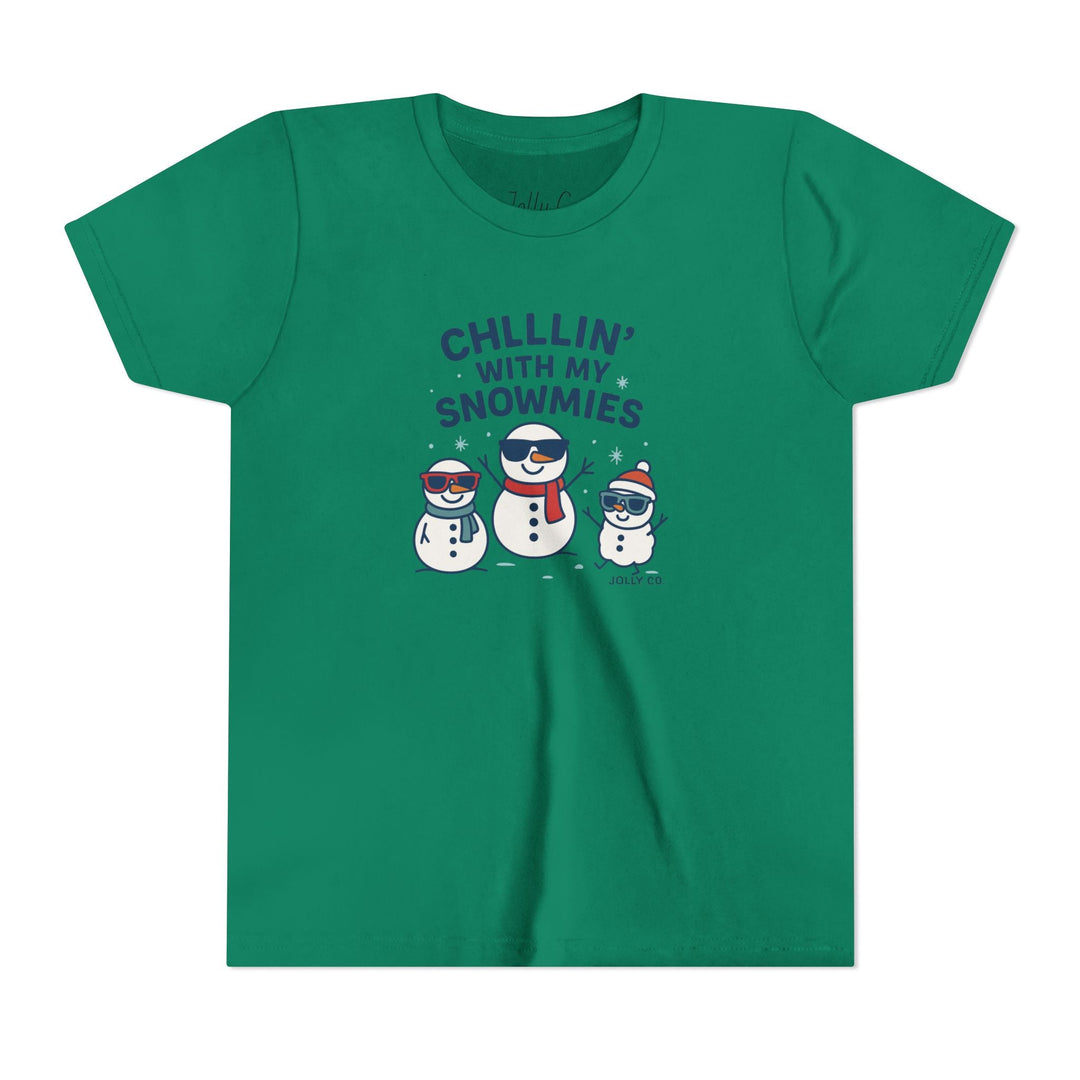 Chillin' with My Snowmies Kids Short Sleeve Tee - Jolly Co Creations