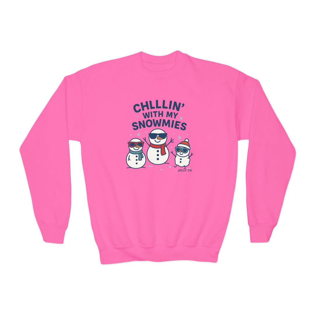 Chillin' with My Snowmies Kids Sweatshirt - Jolly Co Creations