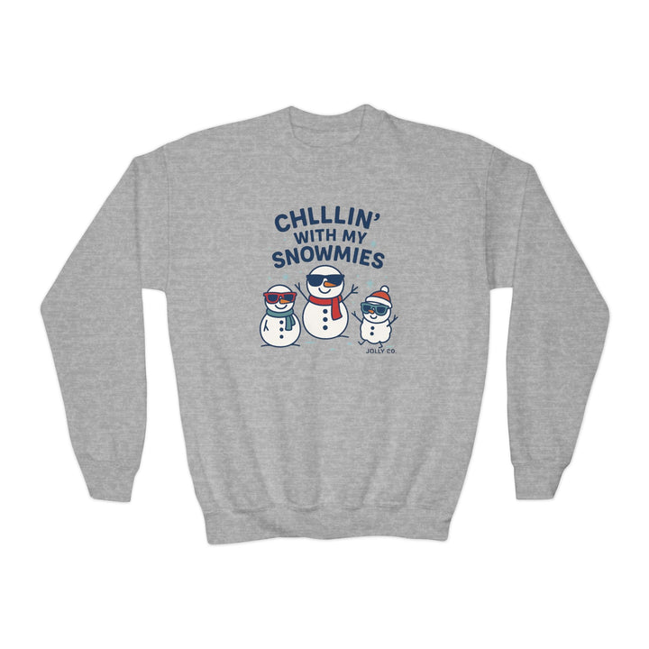 Chillin' with My Snowmies Kids Sweatshirt - Jolly Co Creations