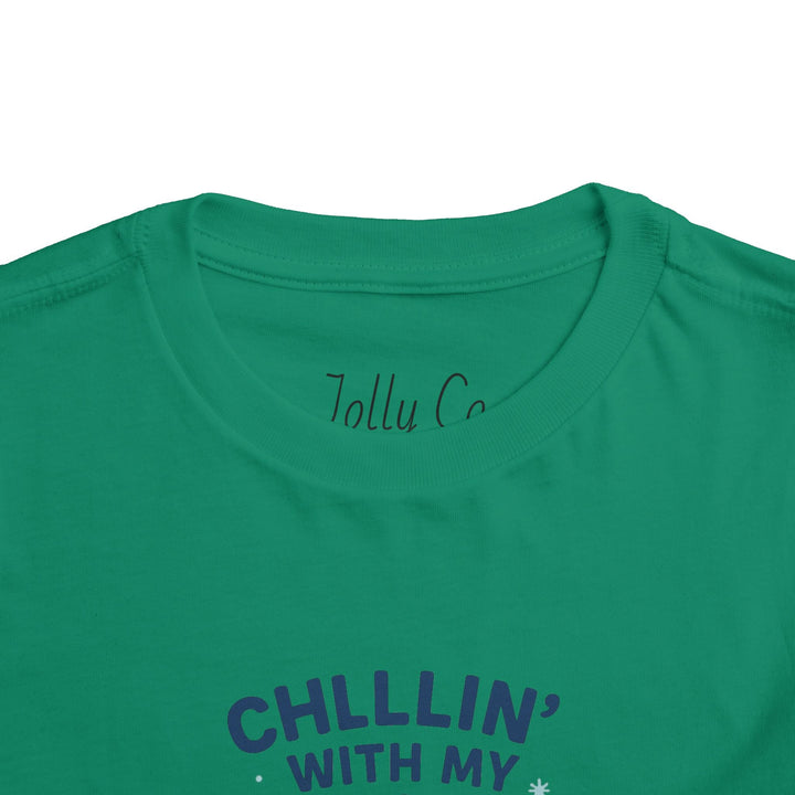 Chillin' with My Snowmies Toddler Short Sleeve Tee - Jolly Co Creations