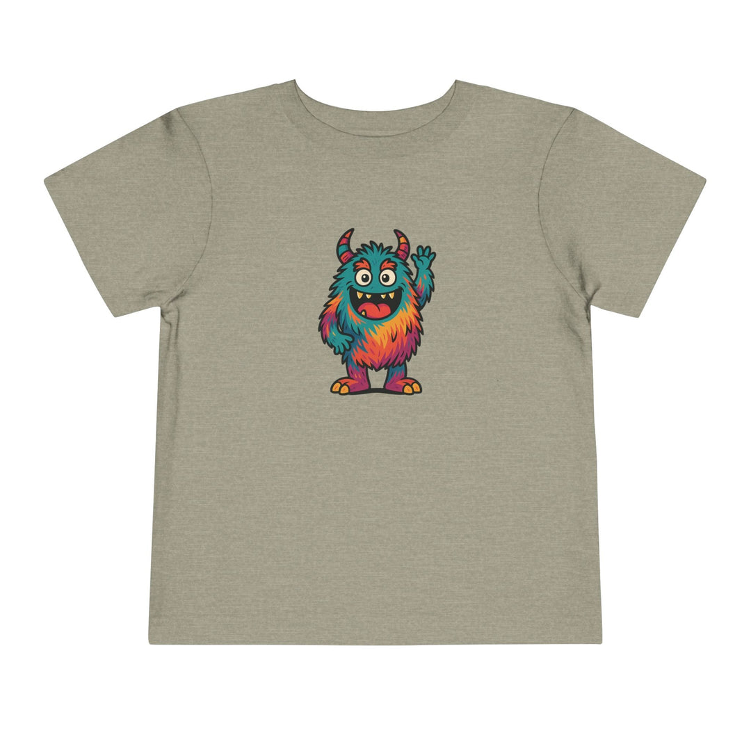 Colorful Cute Monster Toddler Short Sleeve Tee - Jolly Co Creations