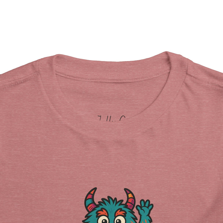 Colorful Cute Monster Toddler Short Sleeve Tee - Jolly Co Creations