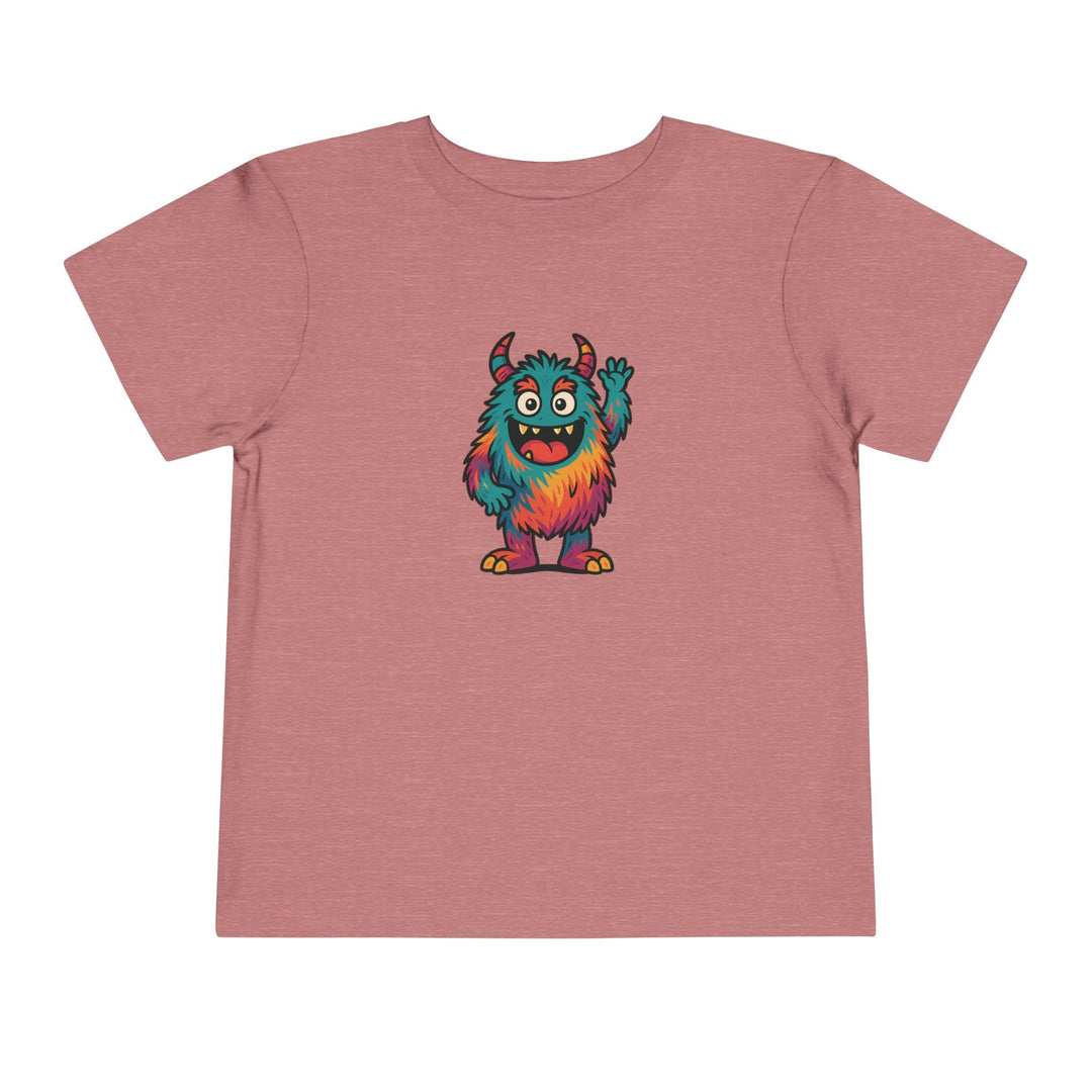 Colorful Cute Monster Toddler Short Sleeve Tee - Jolly Co Creations