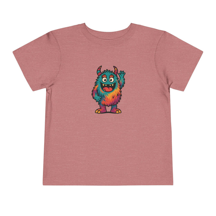 Colorful Cute Monster Toddler Short Sleeve Tee - Jolly Co Creations