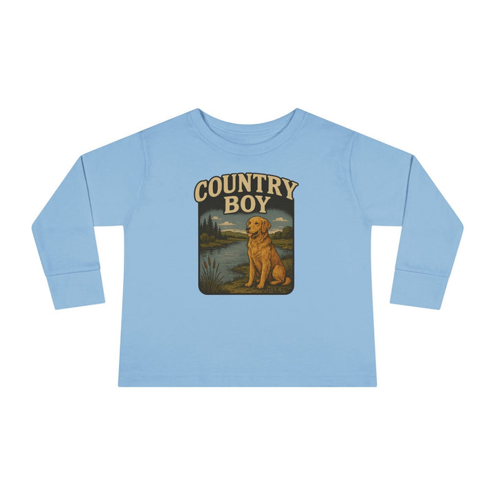 Country Boy Toddler Long Sleeve Tee - Jolly Co Creations