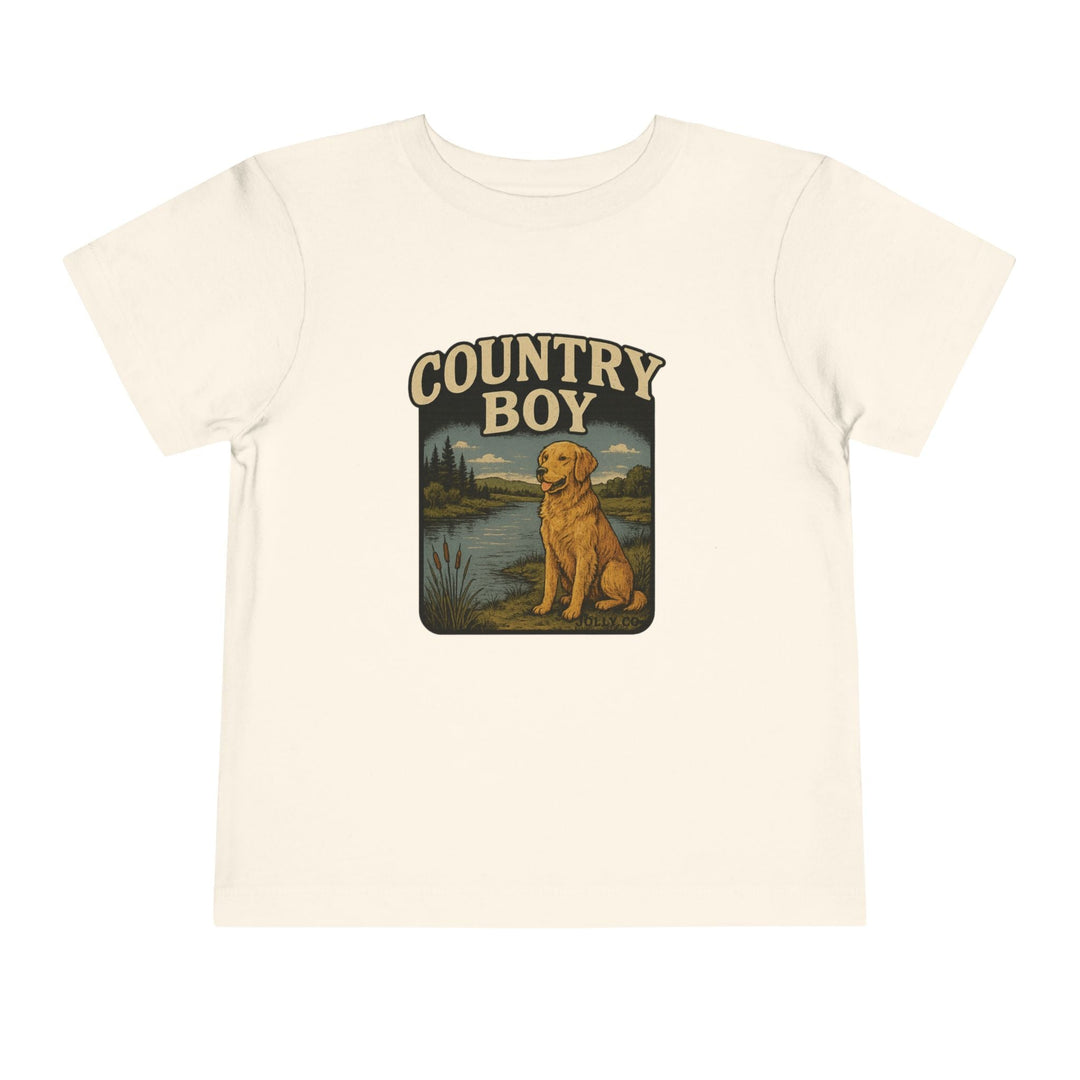 Country Boy Toddler Short Sleeve Tee - Jolly Co Creations