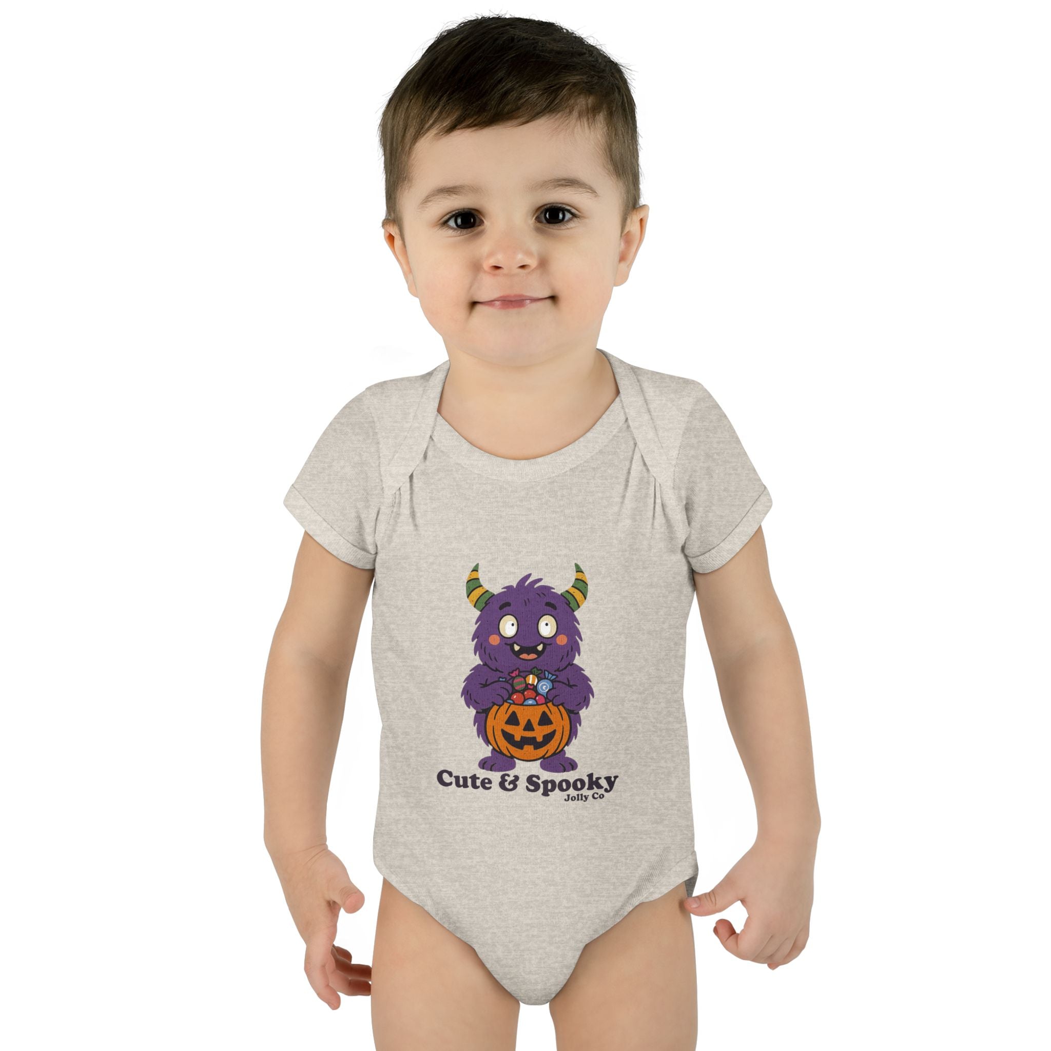 Cute & Spooky Baby Short Sleeve Onesie - Jolly Co Creations