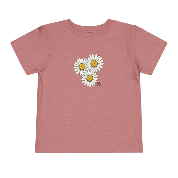 Daisies Toddler Short Sleeve Tee - Jolly Co Creations