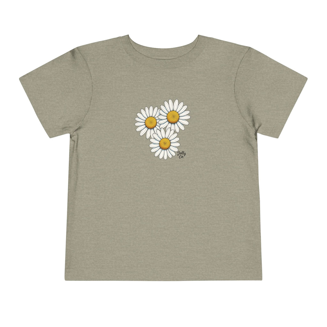 Daisies Toddler Short Sleeve Tee - Jolly Co Creations