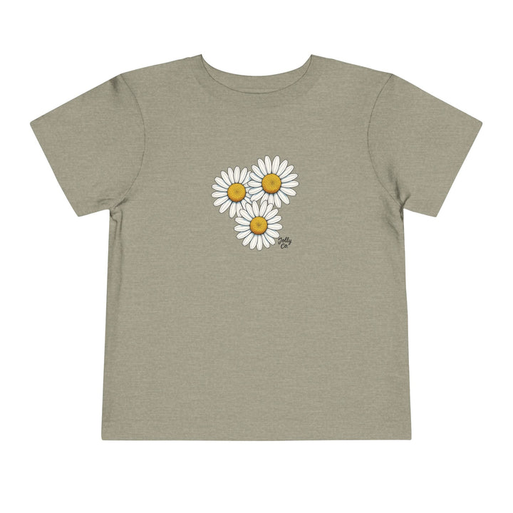 Daisies Toddler Short Sleeve Tee - Jolly Co Creations