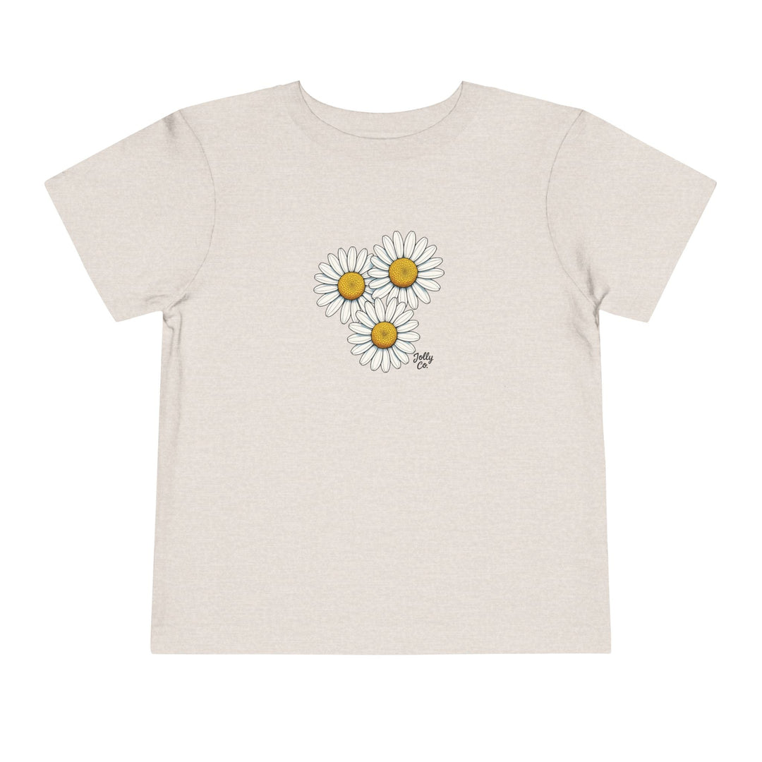 Daisies Toddler Short Sleeve Tee - Jolly Co Creations