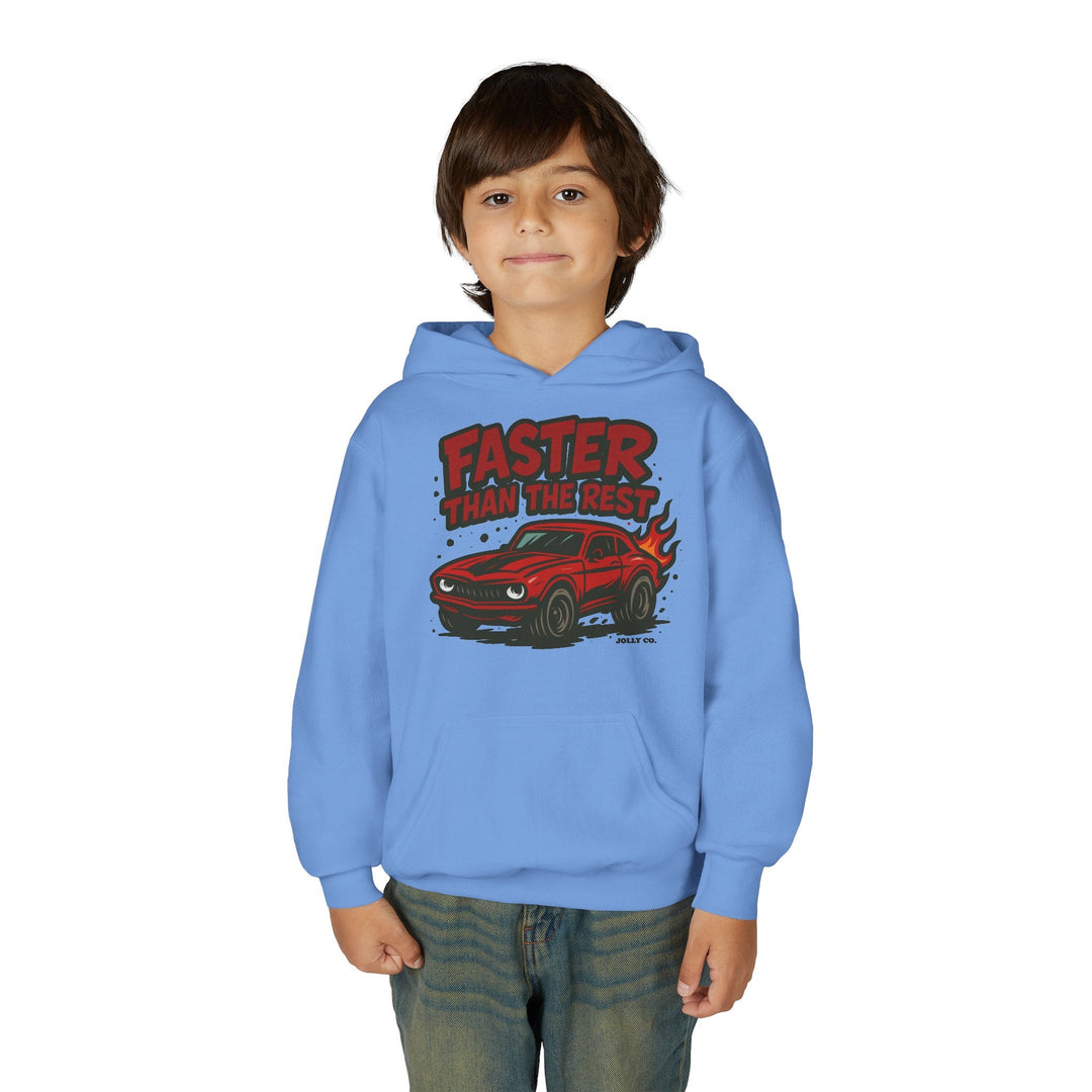 Faster than the Rest Kids Hoodie - Jolly Co Creations18900703