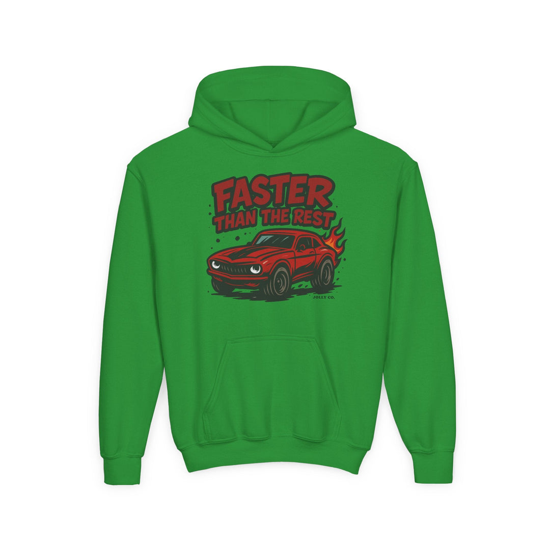 Faster than the Rest Kids Hoodie - Jolly Co Creations18933471