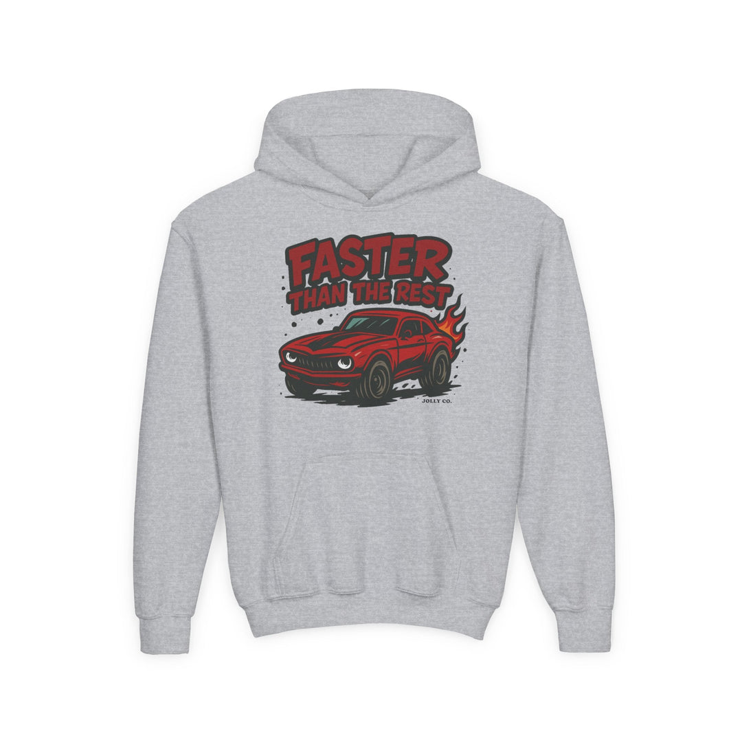 Faster than the Rest Kids Hoodie - Jolly Co Creations18999007