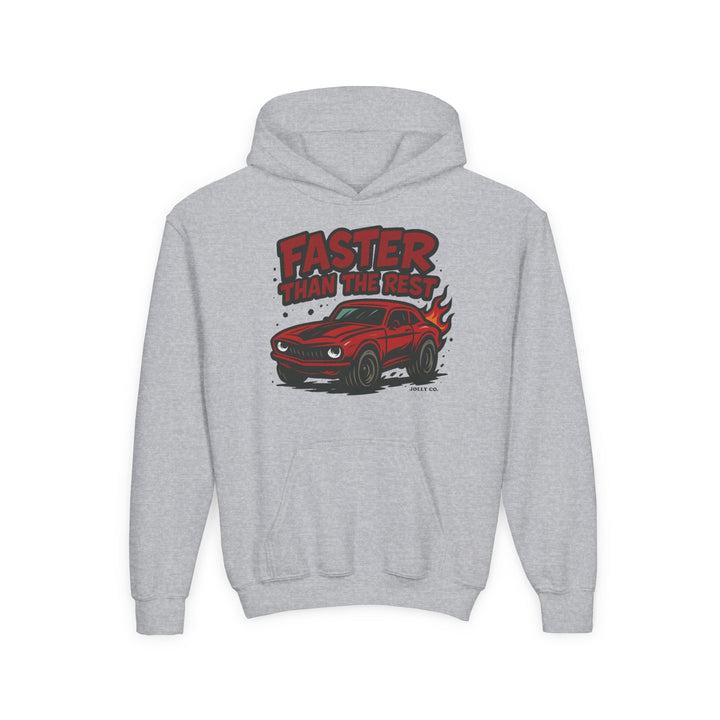 Faster than the Rest Kids Hoodie - Jolly Co Creations18999007