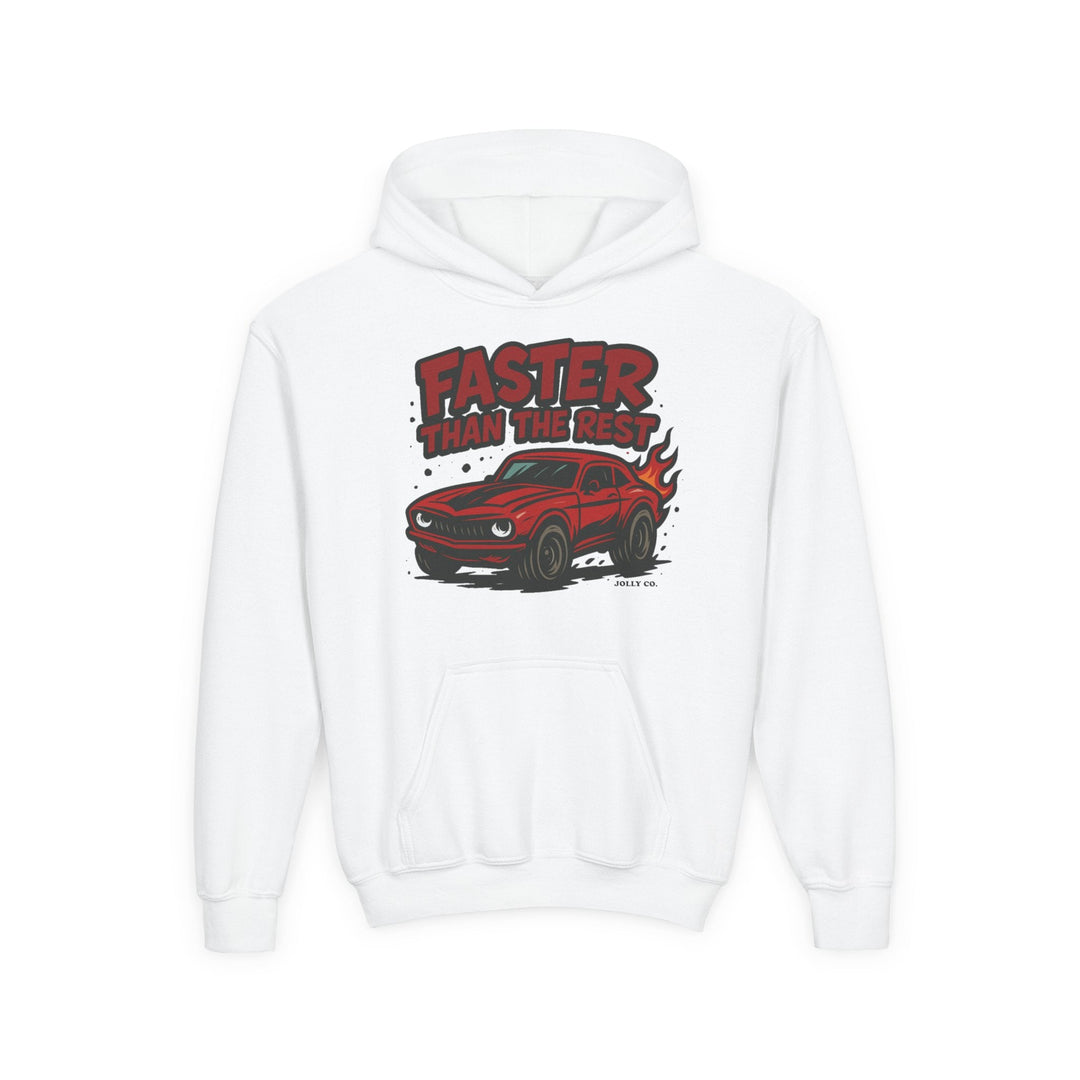Faster than the Rest Kids Hoodie - Jolly Co Creations19031775