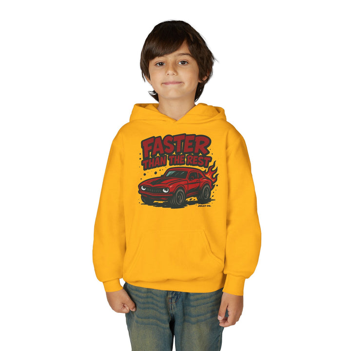 Faster than the Rest Kids Hoodie - Jolly Co Creations19064543